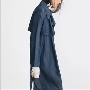 ZARA | Denim Trench